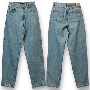 Vtg 90’s Eddie Bauer Womens 8 Mom Jeans High Rise Loose Fit Light Wash Cotton